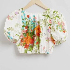 & Other Stories Multicolor Floral Blouse